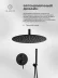 Shower set FILARETE Roun FL1024 (Black matte)