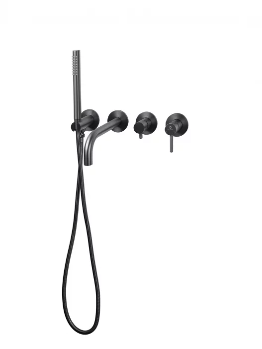 Built-in bath mixer FILARETE Roun FL2122 (Graphite)