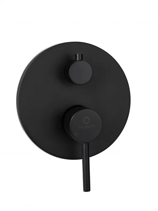 Set de duș FILARETE Roun FL1020 (Negru mat)