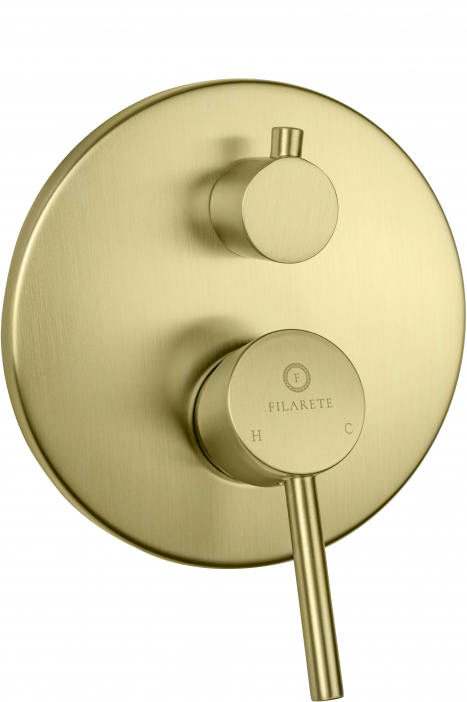 Душевой комплект FILARETE Roun FL1020 (Матовое золото)