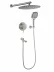 Жашыруун душ системасы FILARETE Roun FL1026 (Никель)