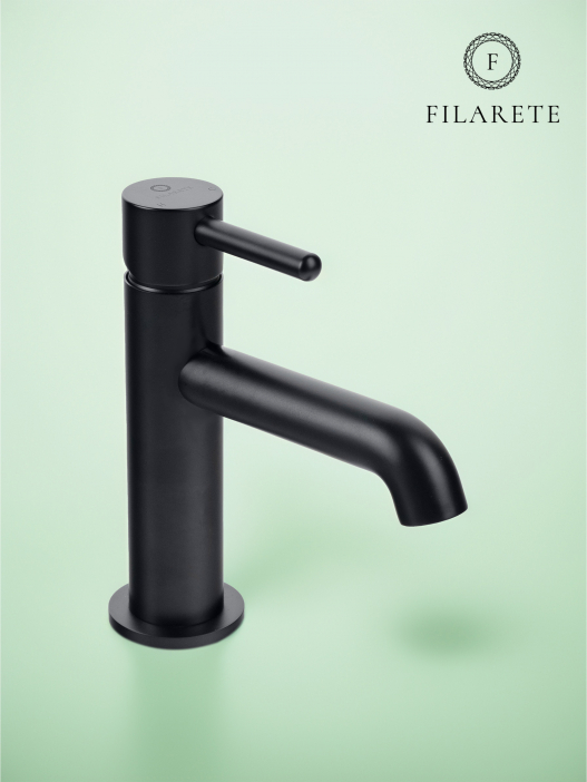 Cмеситель для раковины FILARETE Roun FL5020 (Черный матовый)