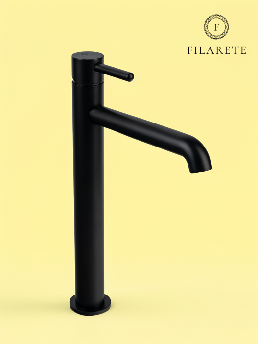 Cмеситель для раковины FILARETE Roun FL6020 (Черный матовый)