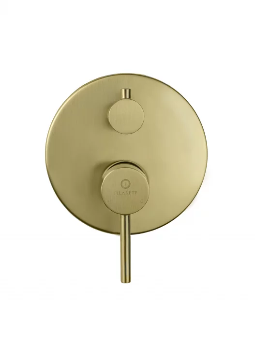 Sistema doccia a scomparsa FILARETE Roun FL1029 (Oro opaco)