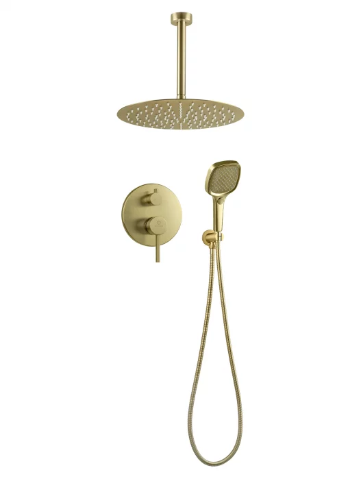 Sistema doccia a scomparsa FILARETE Roun FL1029 (Oro opaco)