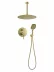 Sistema doccia a scomparsa FILARETE Roun FL1029 (Oro opaco)