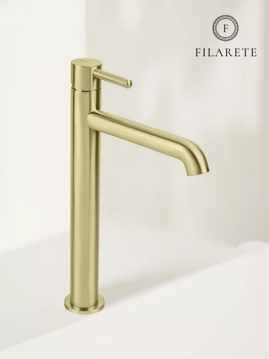 Раковина аралаштыргычы FILARETE Roun FL6020 (Мэтт алтын)