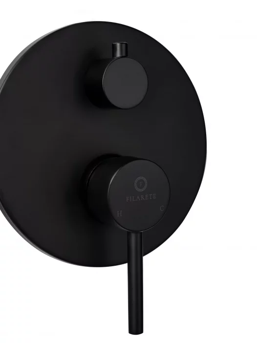Жасырын душ жүйесі FILARETE Roun FL1029 (Қара күңгірт)