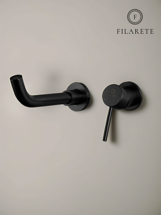 Cмеситель для раковины FILARETE Roun FL4020 (Черный матовый)