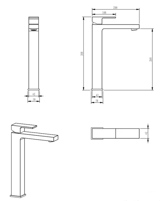 Miscelatore per lavello FILARETE Fing FL6040 (Nichel)