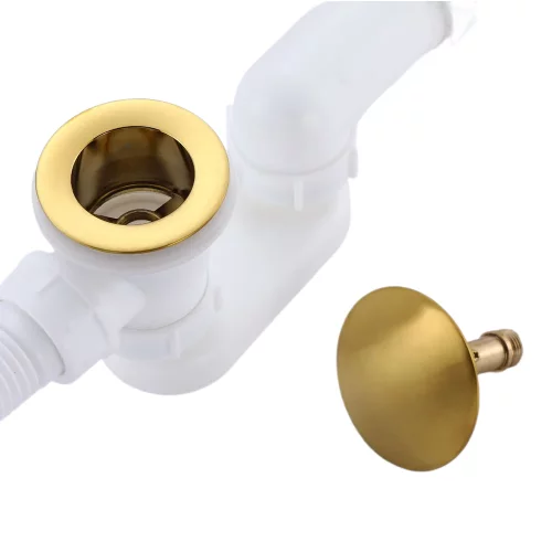 Automatic bath siphon FILARETE FL90 (Matt gold)