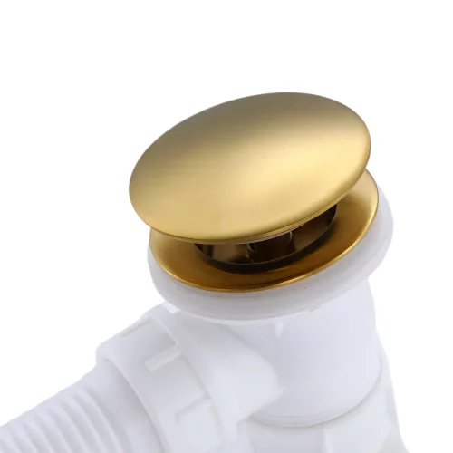 Automatic bath siphon FILARETE FL90 (Matt gold)