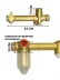 Miscelatore per lavello FILARETE Fing FL4040 (Oro opaco)