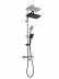 Dush stendi FILARETE FL2050 termostat bilan (qora mat)
