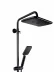 Dush stendi FILARETE FL2050 termostat bilan (qora mat)