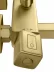 Dush stendi FILARETE FL2050 termostat bilan (mat oltin)