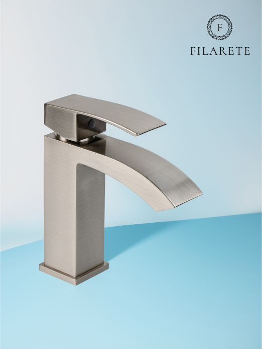 Cмеситель для раковины FILARETE Waterfall FL5010 (Никель)